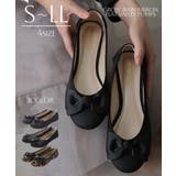 【定番】超軽量☆ぺたんこ リボン バレエパンプス | DEMETER | 詳細画像1 