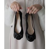 【定番】超軽量☆ぺたんこ リボン バレエパンプス | DEMETER | 詳細画像15 