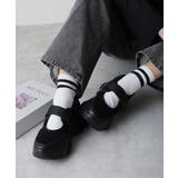 ブラック/ブラック | 軽量 厚底 ボリュームソール | DEMETER