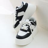 【24年春夏新作】厚底 プラットフォーム レースアップ コートスニーカー | DEMETER | 詳細画像27