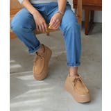 【24年秋冬新作】厚底 プラットフォーム スニーカーライク モカシンシューズ | DEMETER | 詳細画像11 