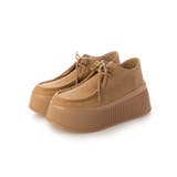 【24年秋冬新作】厚底 プラットフォーム スニーカーライク モカシンシューズ | DEMETER | 詳細画像18 