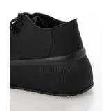 【24年秋冬新作】厚底 プラットフォーム スニーカーライク モカシンシューズ | DEMETER | 詳細画像23 