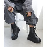 【24年秋冬新作】厚底 プラットフォーム レースアップ ショートブーツ | DEMETER | 詳細画像15 