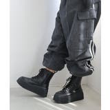 【24年秋冬新作】厚底 プラットフォーム レースアップ ショートブーツ | DEMETER | 詳細画像18 