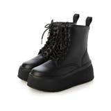 【24年秋冬新作】厚底 プラットフォーム レースアップ ショートブーツ | DEMETER | 詳細画像29 