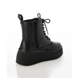 【24年秋冬新作】厚底 プラットフォーム レースアップ ショートブーツ | DEMETER | 詳細画像32 