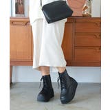 【24年秋冬新作】厚底 プラットフォーム レースアップ ショートブーツ | DEMETER | 詳細画像5 