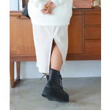 【24年秋冬新作】厚底 プラットフォーム レースアップ ショートブーツ | DEMETER | 詳細画像8 