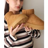 【24年秋冬再販】厚底ソール ボリュームファー ショート丈 ムートンブーツ | DEMETER | 詳細画像26 