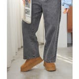 【24年秋冬再販】厚底ソール ボリュームファー ショート丈 ムートンブーツ | DEMETER | 詳細画像55 