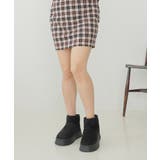 【24年秋冬再販】厚底ソール ボリュームファー ショート丈 ムートンブーツ | DEMETER | 詳細画像61 