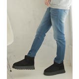 【24年秋冬再販】厚底ソール ボリュームファー ショート丈 ムートンブーツ | DEMETER | 詳細画像68 