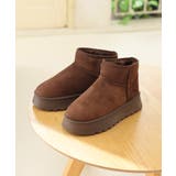 【24年秋冬再販】厚底ソール ボリュームファー ショート丈 ムートンブーツ | DEMETER | 詳細画像70 