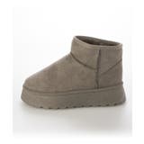 【24年秋冬再販】厚底ソール ボリュームファー ショート丈 ムートンブーツ | DEMETER | 詳細画像94 