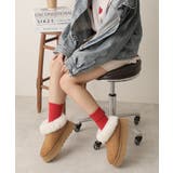 【24年秋冬新作】厚底ソール ボリュームファー アンクル丈 ムートンブーツ | DEMETER | 詳細画像63 