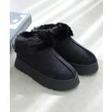 【24年秋冬新作】厚底ソール ボリュームファー アンクル丈 ムートンブーツ | DEMETER | 詳細画像69 