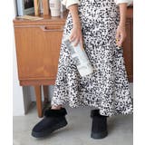 【24年秋冬新作】厚底ソール ボリュームファー アンクル丈 ムートンブーツ | DEMETER | 詳細画像71 