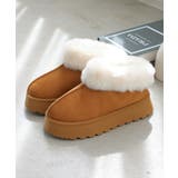 【24年秋冬新作】厚底ソール ボリュームファー アンクル丈 ムートンブーツ | DEMETER | 詳細画像81 