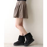 【25年秋冬新作】厚底 ファーカバー ミニ丈 ムートンブーツ | DEMETER | 詳細画像10 