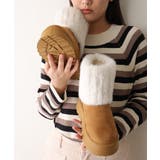 【25年秋冬新作】厚底 ファーカバー ミニ丈 ムートンブーツ | DEMETER | 詳細画像14 