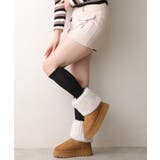 【25年秋冬新作】厚底 ファーカバー ミニ丈 ムートンブーツ | DEMETER | 詳細画像17 