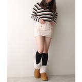 【25年秋冬新作】厚底 ファーカバー ミニ丈 ムートンブーツ | DEMETER | 詳細画像19 