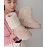 【25年秋冬新作】厚底 ファーカバー ミニ丈 ムートンブーツ | DEMETER | 詳細画像21 