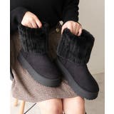 【25年秋冬新作】厚底 ファーカバー ミニ丈 ムートンブーツ | DEMETER | 詳細画像5 