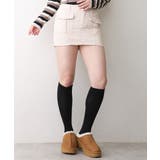 【25年秋冬新作】厚底 デザインソール ボリュームファー ムートンシューズ | DEMETER | 詳細画像22