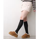 【25年秋冬新作】厚底 デザインソール ボリュームファー ムートンシューズ | DEMETER | 詳細画像23