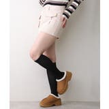 【25年秋冬新作】厚底 デザインソール ボリュームファー ムートンシューズ | DEMETER | 詳細画像24