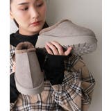 オーク | 【25年秋冬新作】厚底 デザインソール ボリュームファー ムートンシューズ | DEMETER