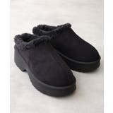 【25年秋冬新作】厚底 デザインソール ボリュームファー ムートンシューズ | DEMETER | 詳細画像4