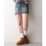 【25年秋冬新作】厚底 デザインソール ボリュームファー ムートンブーツ | DEMETER | 詳細画像25 