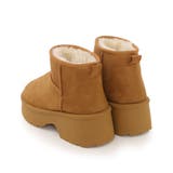 【25年秋冬新作】厚底 デザインソール ボリュームファー ムートンブーツ | DEMETER | 詳細画像34 