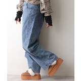 【25年秋冬新作】厚底 プラットフォーム モカシンデザイン ムートンシューズ | DEMETER | 詳細画像16 