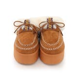 【25年秋冬新作】厚底 プラットフォーム モカシンデザイン ムートンシューズ | DEMETER | 詳細画像30 