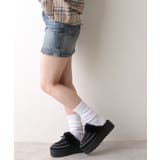 【25年秋冬新作】厚底 プラットフォーム モカシンデザイン ムートンシューズ | DEMETER | 詳細画像7 