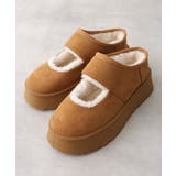 【25年秋冬新作】厚底 ボリュームファー ムートンシューズ | DEMETER | 詳細画像12 