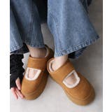 【25年秋冬新作】厚底 ボリュームファー ムートンシューズ | DEMETER | 詳細画像14 