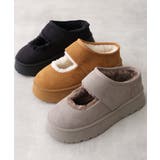 【25年秋冬新作】厚底 ボリュームファー ムートンシューズ | DEMETER | 詳細画像2 