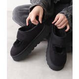 【25年秋冬新作】厚底 ボリュームファー ムートンシューズ | DEMETER | 詳細画像5 