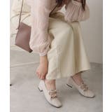 【25年春夏新作】スクエアトゥ ダブルリボン ストラップ パンプス | DEMETER | 詳細画像52