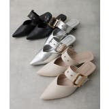 【25年春夏新作】ポインテッドトゥ バックルベルト ミュールパンプス | DEMETER | 詳細画像51 