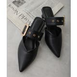 【25年春夏新作】ポインテッドトゥ バックルベルト ミュールパンプス | DEMETER | 詳細画像52 