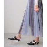 【25年春夏新作】ポインテッドトゥ バックルベルト ミュールパンプス | DEMETER | 詳細画像56 