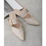 【25年春夏新作】ポインテッドトゥ バックルベルト ミュールパンプス | DEMETER | 詳細画像60 