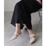 【25年春夏新作】ポインテッドトゥ バックルベルト ミュールパンプス | DEMETER | 詳細画像61 