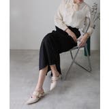 【25年春夏新作】ポインテッドトゥ バックルベルト ミュールパンプス | DEMETER | 詳細画像62 